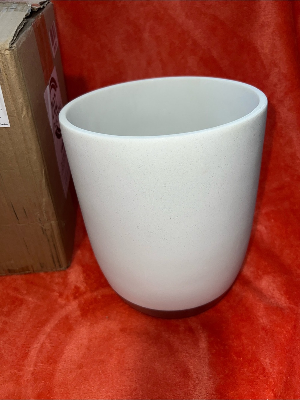 NIB Love Nest By Avanti - Bird Print Ceramic Trash Can - bedroom/Bathroom - Picture 4 of 6